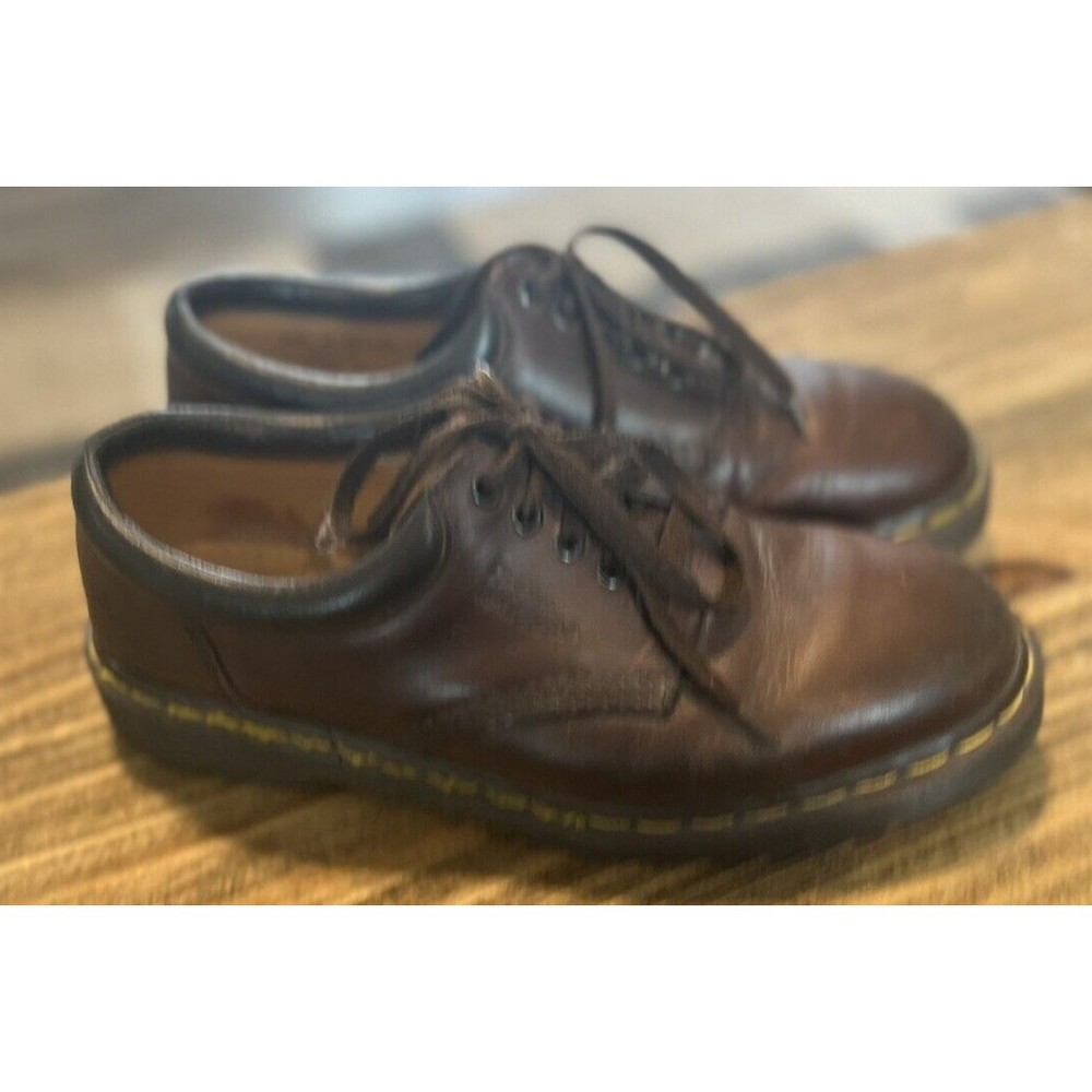 Dr Martens Brown Oxford Lace Up Men's Sz 9 Vintage 8053 Made in England